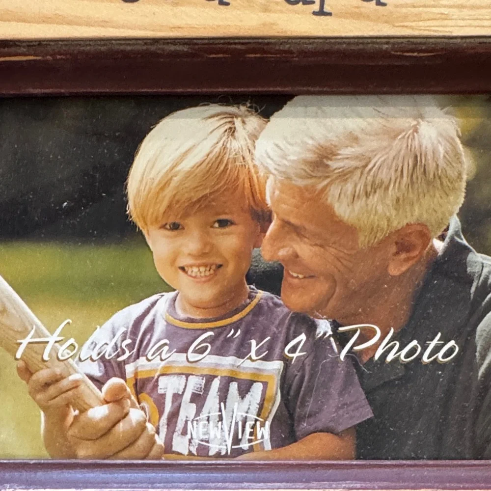 Grandpa Wooden Picture Frame – Natural and Brown